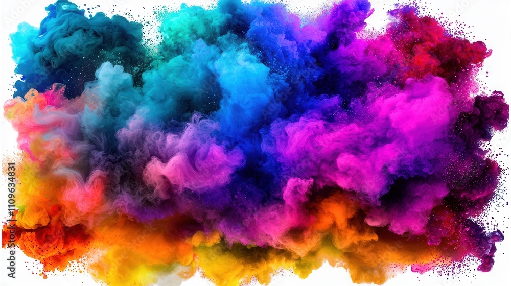 Fototapeta premium Vibrant Fire and Smoke Texture Patterns for Fantasy Art Backgrounds