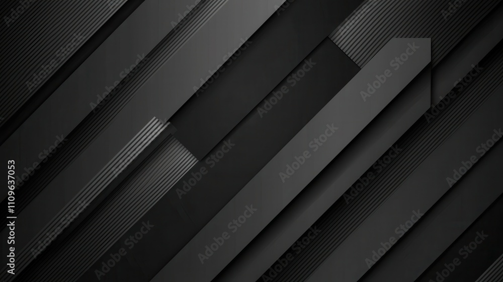 Futuristic Geometric Metal Texture Wallpaper with 3D Lines and Dark Blue Design Futuristic Geometric Metal Texture Wallpaper with 3D Lines and Dark Blue Design