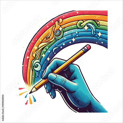 BEST HAND VECTOR  COLORFUL & SILHOUTTE