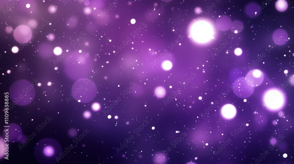 Shiny Christmas Lights Vector Illustration with Purple and Blue Stars Pattern Shiny Christmas Lights Vector Illustration with Purple and Blue Stars Pattern