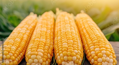 Fresh corn on the cob