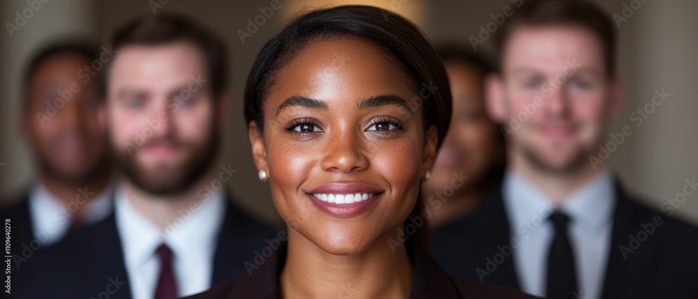 Obraz premium Confident business professional smiling at camera