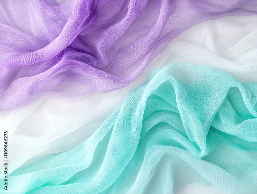 Fototapeta premium Soft and flowing pastel fabric