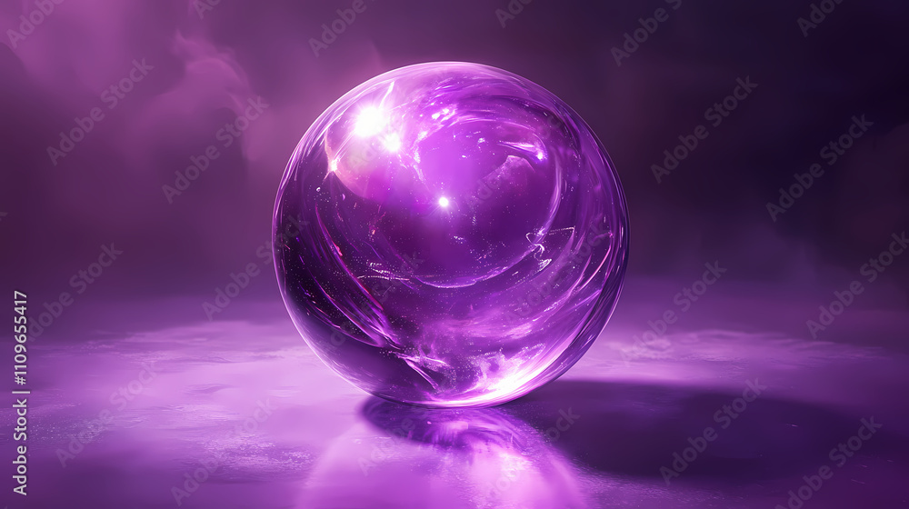 Purple translucent glass energy futuristic magic round ball liquid plasma sphere. abstract background. video in high quality motion design. Plasma. Illustration Purple translucent glass energy futuristic magic round ball liquid plasma sphere. abstract background. video in high quality motion design. Plasma. Illustration