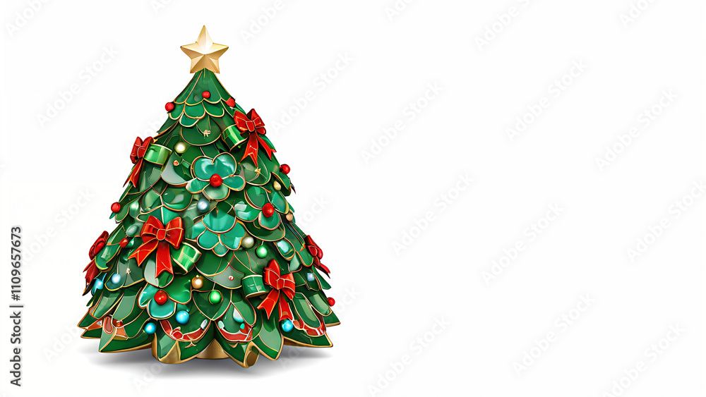 small christmas tree with a red bows small christmas tree with a red bows