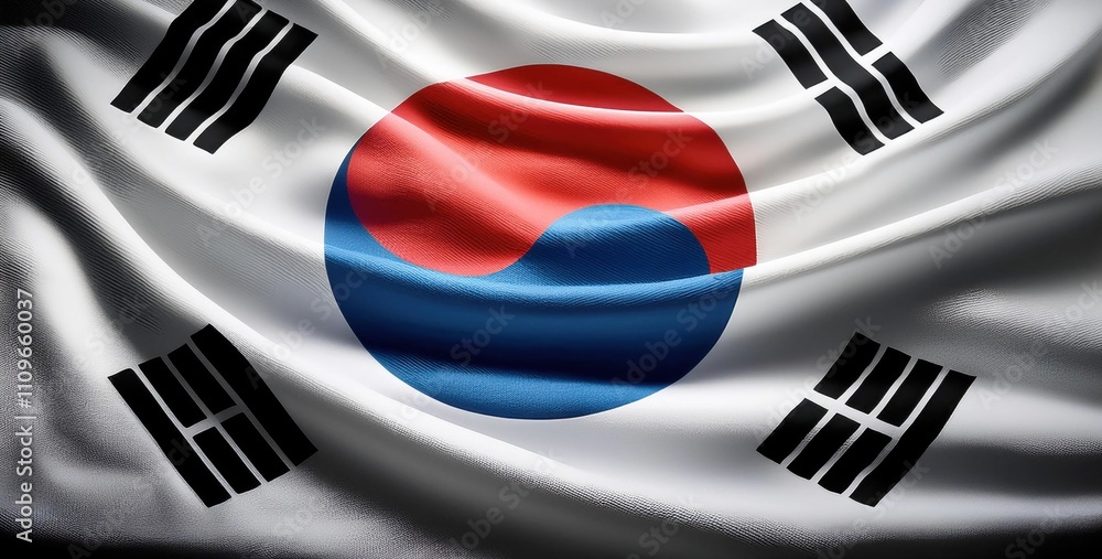 South Korea National Flag South Korea National Flag