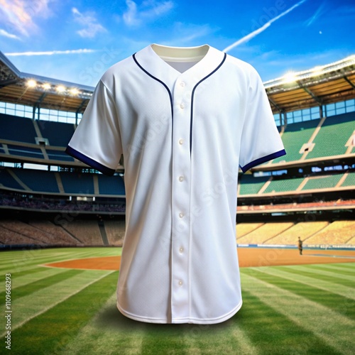 baseball Jersey Blank Mockup photo