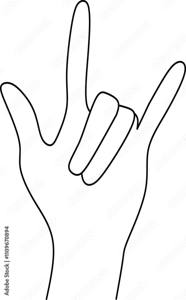 Obraz premium hand with thumb up sign