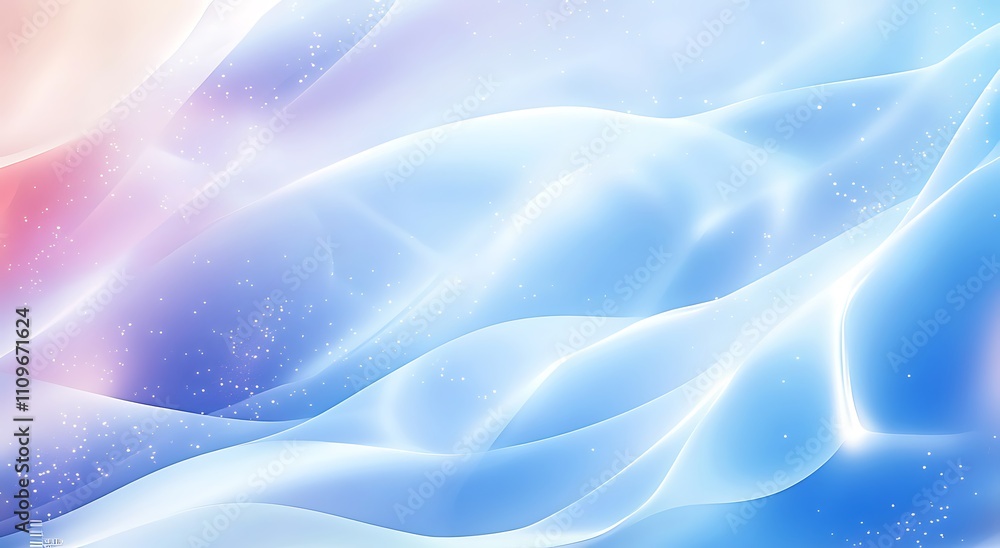 Abstract blue and pink wave background with a soft gradient Abstract blue and pink wave background with a soft gradient