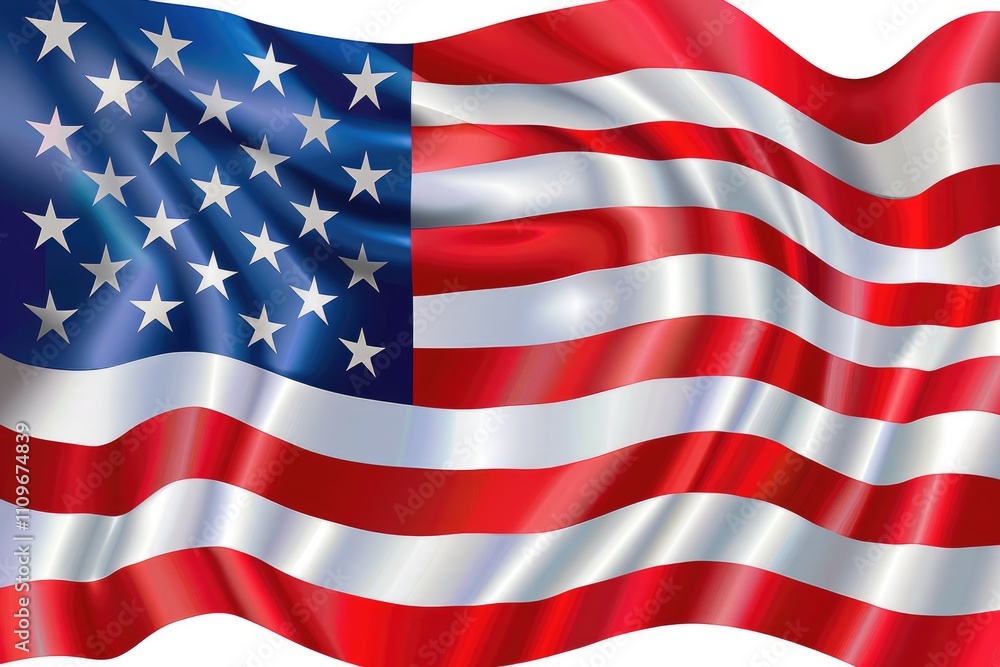 Obraz premium American flag for Memorial Day or 4th of July