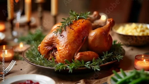 roasted duck with potatoes and vegetables