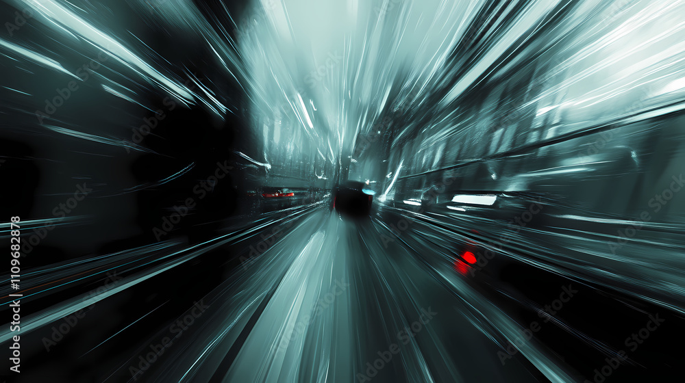 Dark motion blur effect with black wispy trails streaking across a gray background, conveying speed, energy, and dynamic movement in a futuristic urban atmosphere. Obscure. Illustration Dark motion blur effect with black wispy trails streaking across a gray background, conveying speed, energy, and dynamic movement in a futuristic urban atmosphere. Obscure. Illustration