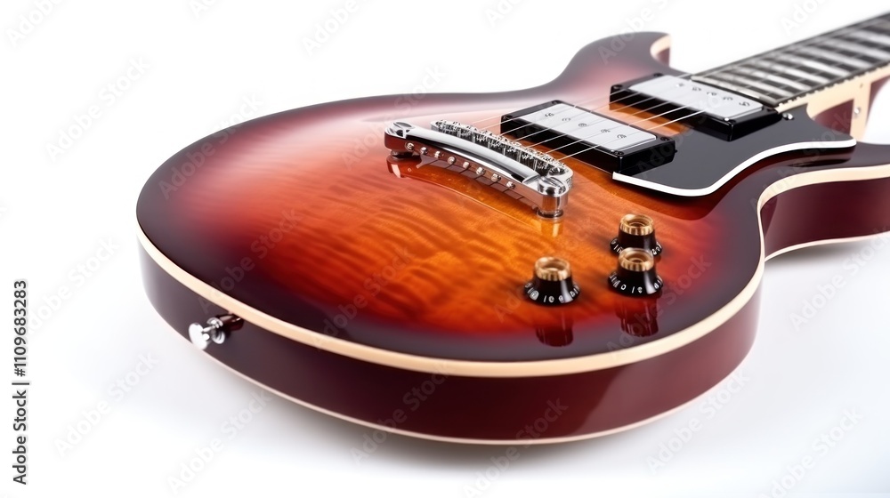 Obraz premium Stunning Sunburst Electric Guitar