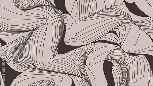 Line paper pattern vector