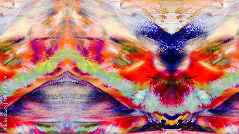 Fototapeta premium Abstract art background . Hand painting artwork on canvas .