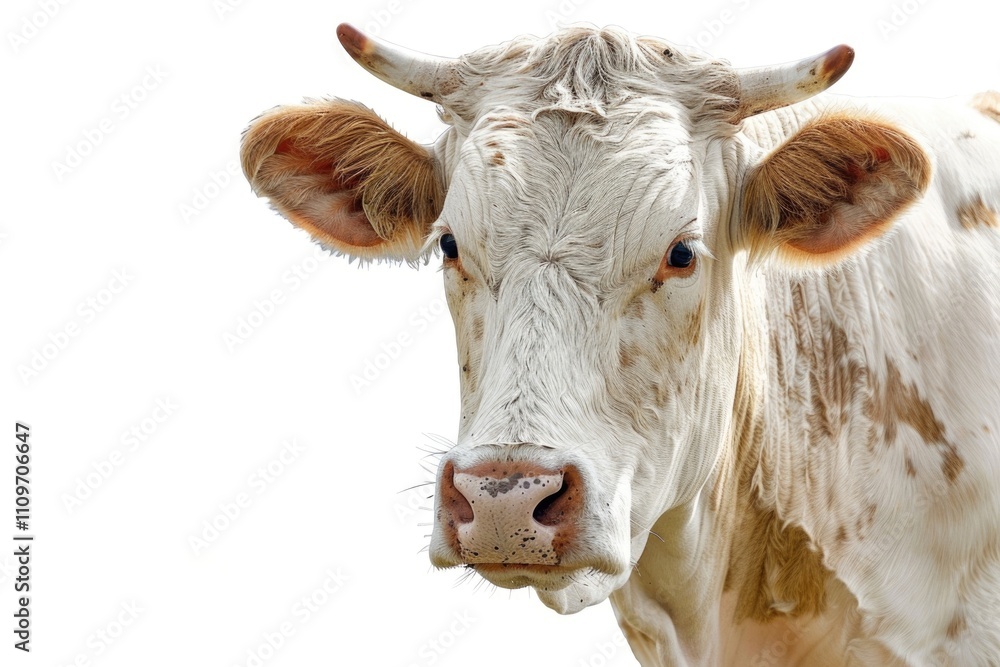 Cow isolated on white  Cow isolated on white