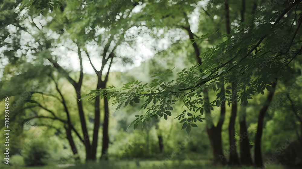 Blurry green tones reminiscent of a forest canopy. Blurry green tones reminiscent of a forest canopy.