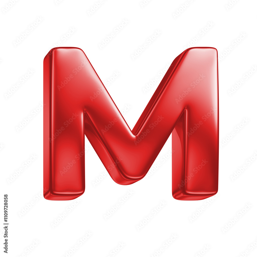 reflective 3d letter isolated on white background reflective 3d letter isolated on white background