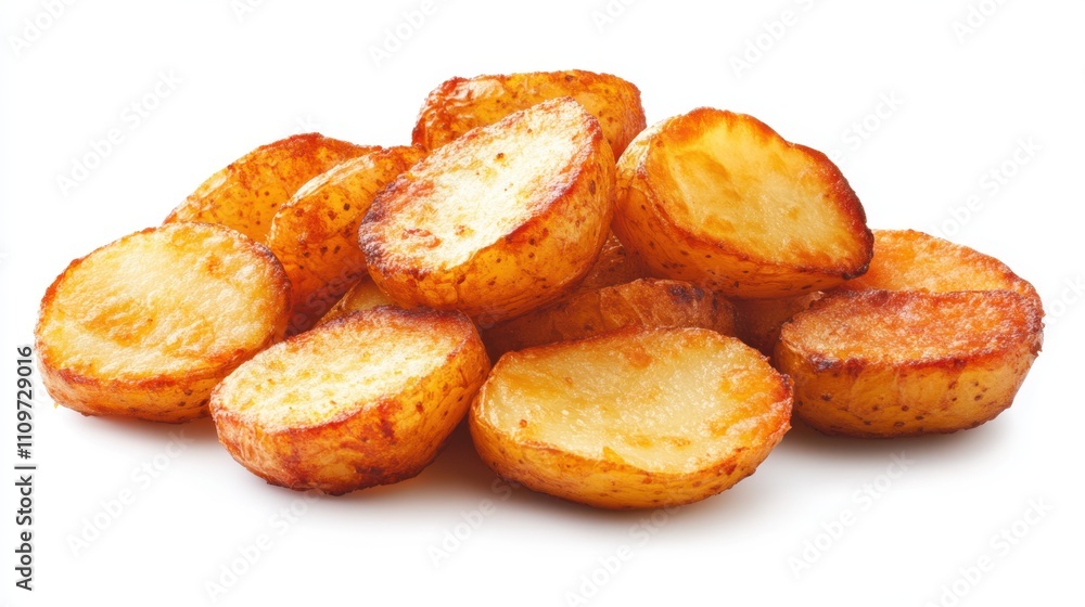 Crispy Roasted Potato Chunks Served as a Delightful Side for Any Meal Crispy Roasted Potato Chunks Served as a Delightful Side for Any Meal