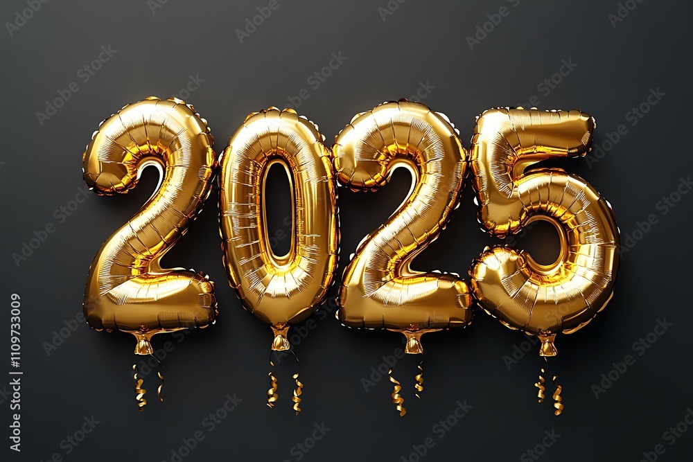 Gold Number Balloons 2025 Happy New Year.
Gold Number Balloons 2025 Happy New Year.