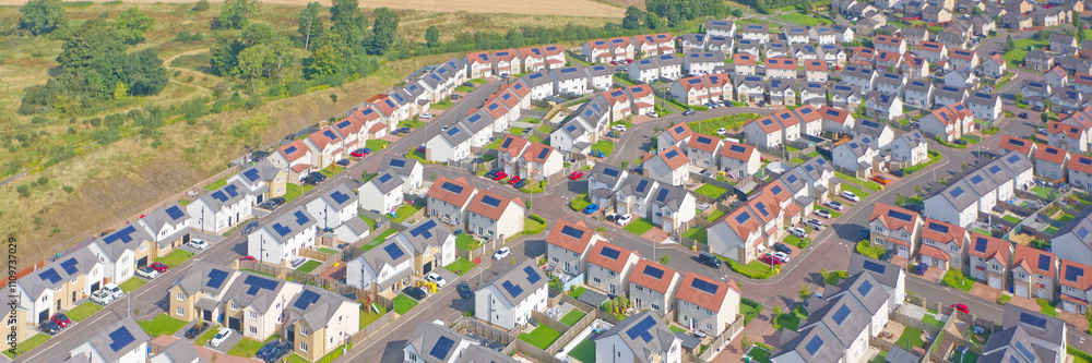 New housing development at Dargavel in Bishopton New housing development at Dargavel in Bishopton