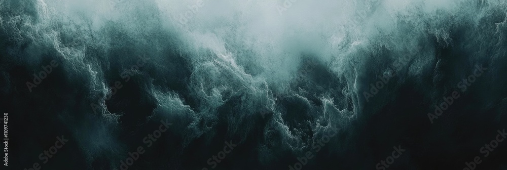 Dramatic Cloudscape. Panoramic View of Moody Stormy Clouds in a Dark Sky for Web Banners or Site Headers with Copy Space Dramatic Cloudscape. Panoramic View of Moody Stormy Clouds in a Dark Sky for Web Banners or Site Headers with Copy Space