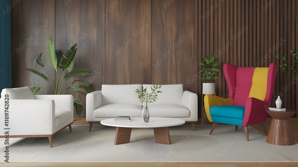 modern living room with sofa modern living room with sofa
