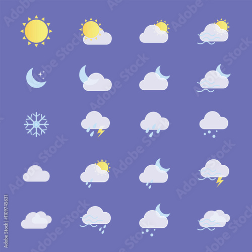 Weather cloud Icon, mobile app weather icon, Web weather icon, News weather icon, weather icon