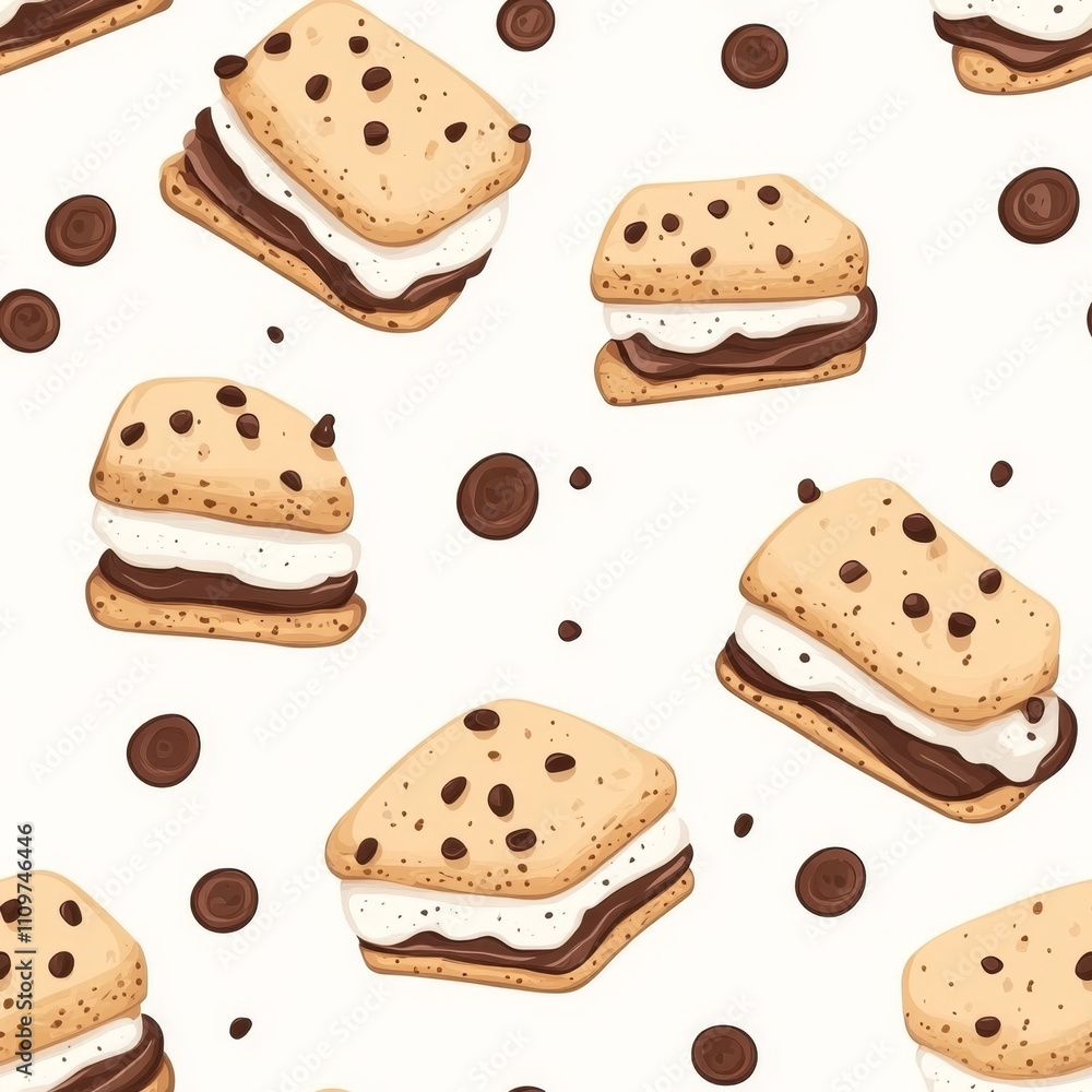 S'mores Pattern Design S'mores Pattern Design