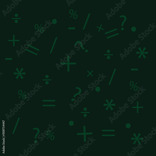 High-Quality Abstract Green Mathematical Background. 

Minimal Math Wallpaper, Wall Art And Backgrounds.