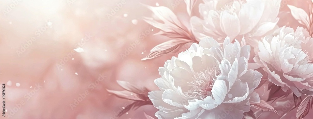 Delicate pink peonies with soft petals beautifully arranged, creating a serene and calming atmosphere. Floral background perfect for romantic themes and celebrations. Delicate pink peonies with soft petals beautifully arranged, creating a serene and calming atmosphere. Floral background perfect for romantic themes and celebrations.