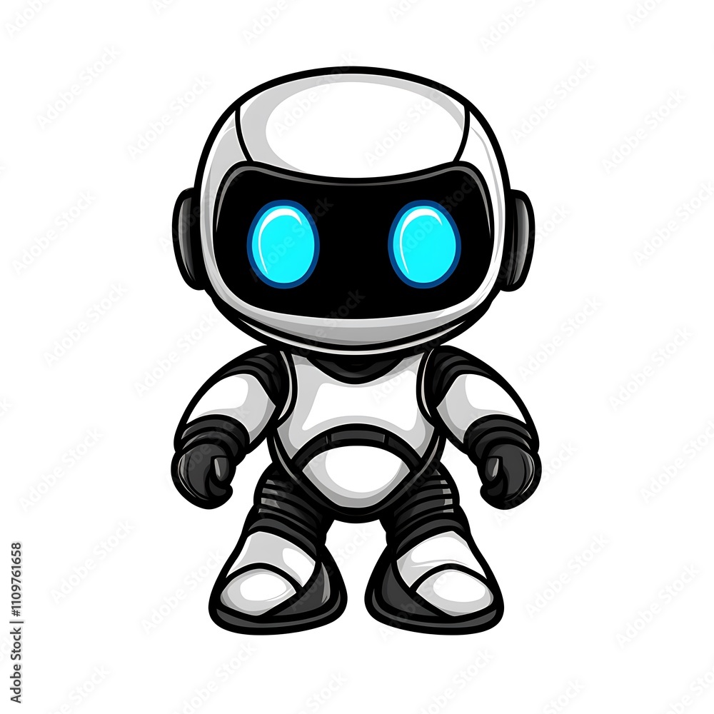 Cute Robot Cartoon Character Cute Robot Cartoon Character