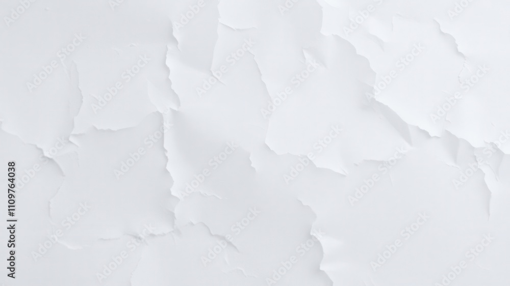 Obraz premium Close up of a textured white paper background with subtle creases and fibers, minimalistic, natural