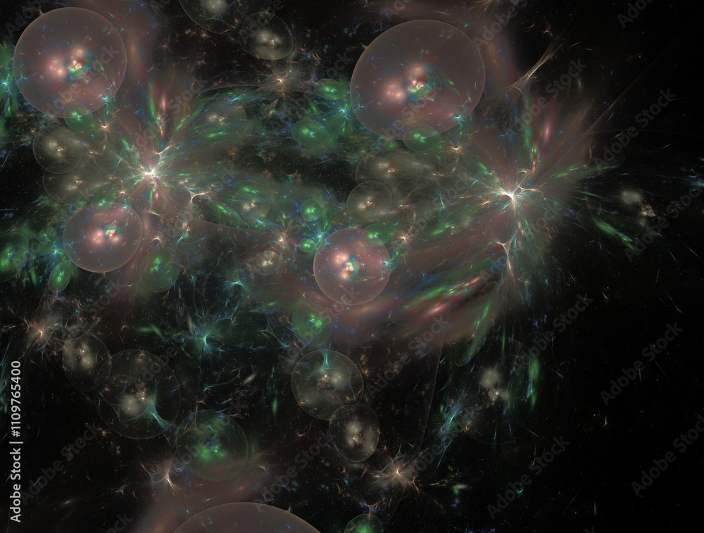 Imaginatory fractal abstract background Image