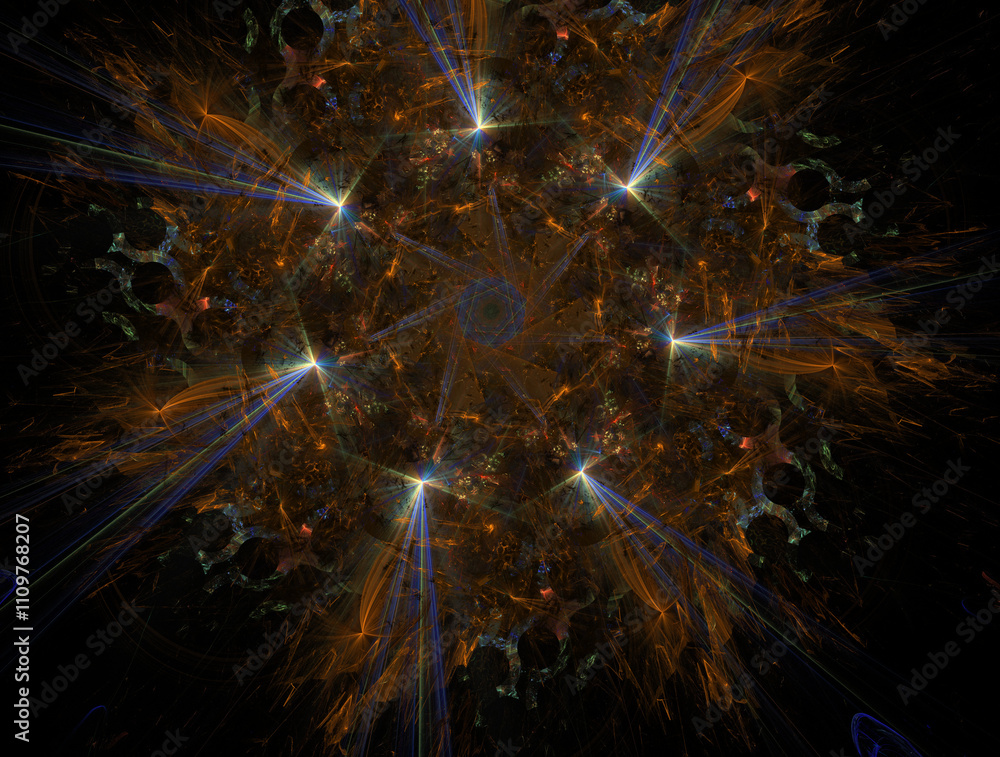 Fototapeta premium Imaginatory fractal abstract background Image