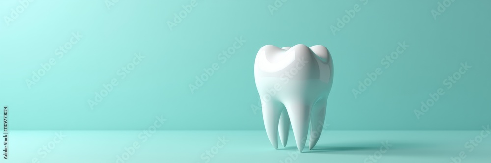 A minimalist illustration of a stylized tooth, symbolizing dental health, care, and hygiene in a soothing turquoise setting. A minimalist illustration of a stylized tooth, symbolizing dental health, care, and hygiene in a soothing turquoise setting.