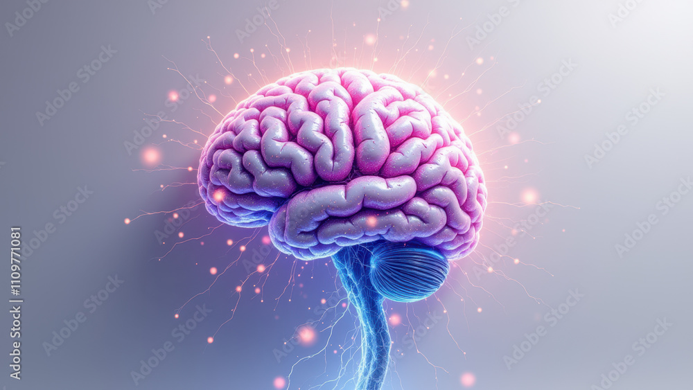A detailed digital illustration of a human brain with vibrant colors and a glowing aura, symbolizing artificial general intelligence (AGI). A detailed digital illustration of a human brain with vibrant colors and a glowing aura, symbolizing artificial general intelligence (AGI).