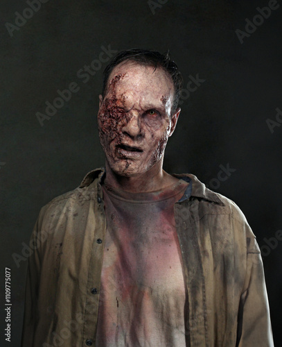 One eye Male Zombie mutant creature 