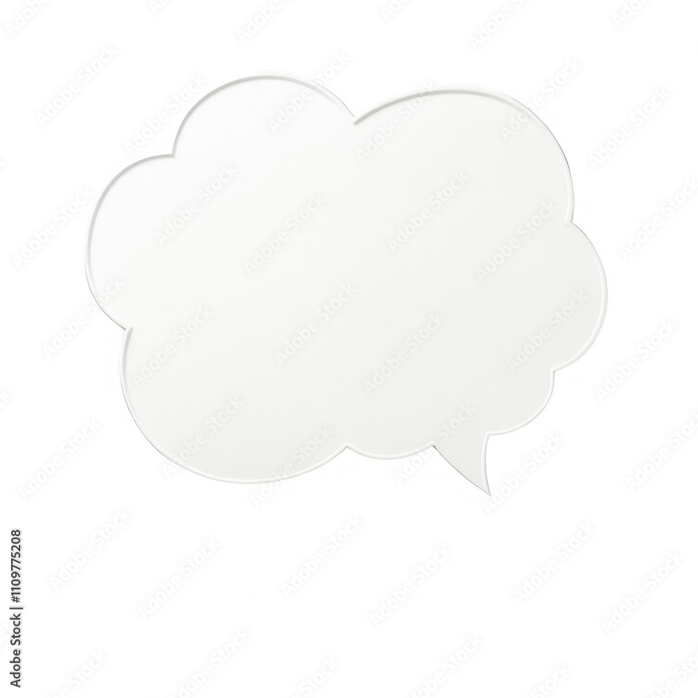 A blank speech bubble ready for your creative messaging and design projects., isolated on a transparent background. A blank speech bubble ready for your creative messaging and design projects., isolated on a transparent background.