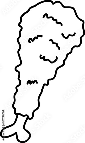 Fried chicken sketch