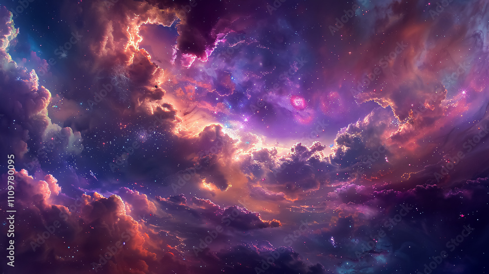 Celestial Dance: Within the vibrant clouds of a distant galaxy, a celestial dance unfolds as stars are born and worlds collide. Celestial Dance: Within the vibrant clouds of a distant galaxy, a celestial dance unfolds as stars are born and worlds collide.