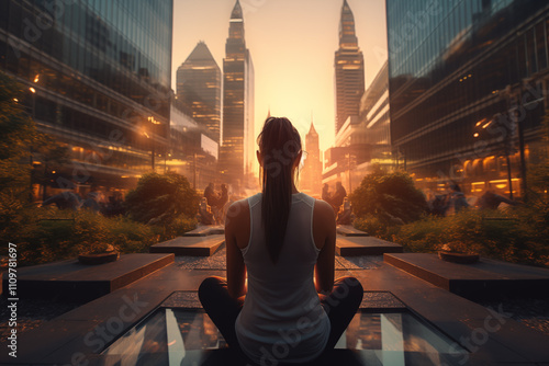 Urban Serenity: Meditation Amidst the Cityscape