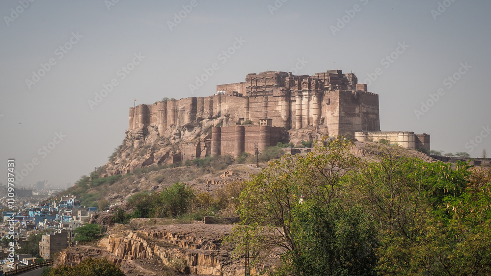 Fototapeta premium The cityscape of Jodhpur in India