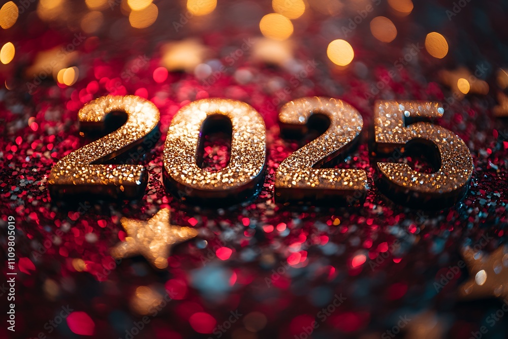 Glittery Numbers 2025
