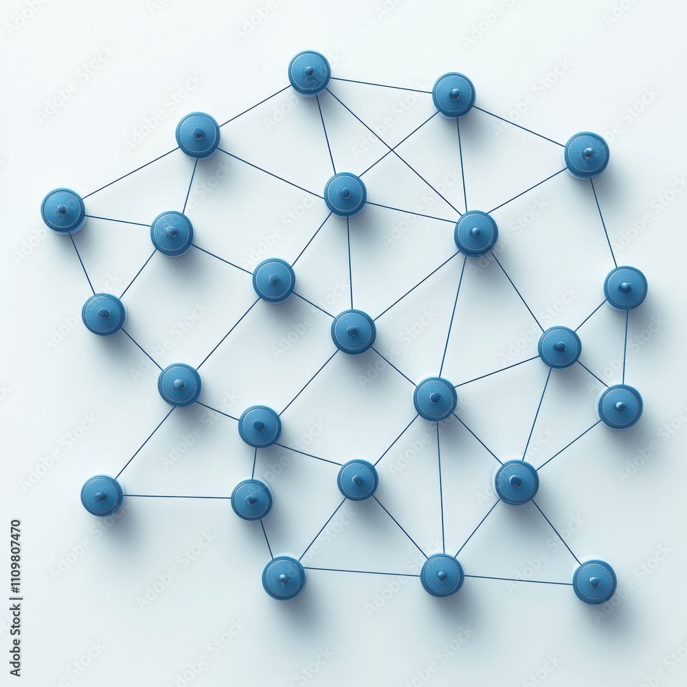 Connected Circles Forming a Continuous Line Pattern Connected Circles Forming a Continuous Line Pattern