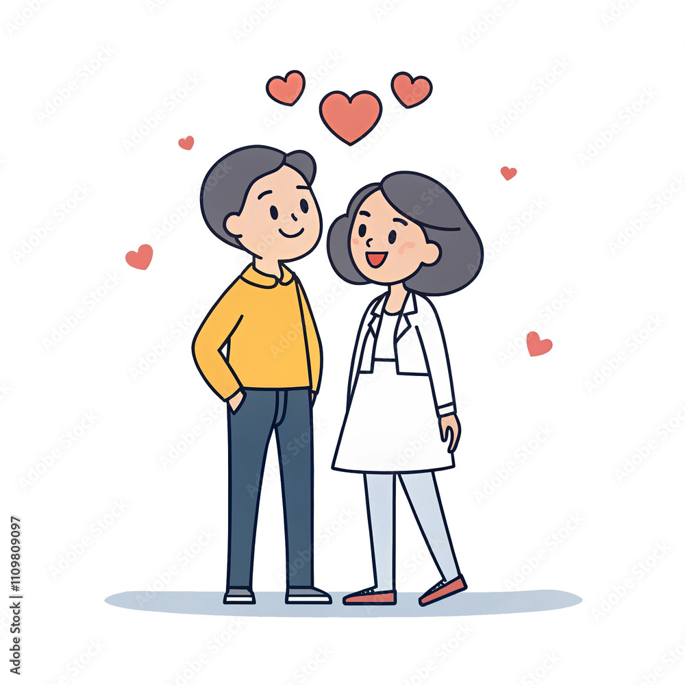 love couple, UI character love couple, UI character