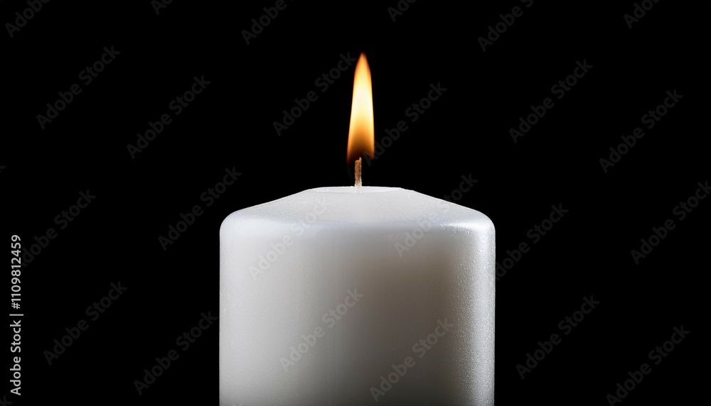 single white candle isolated on transparent background single white candle isolated on transparent background