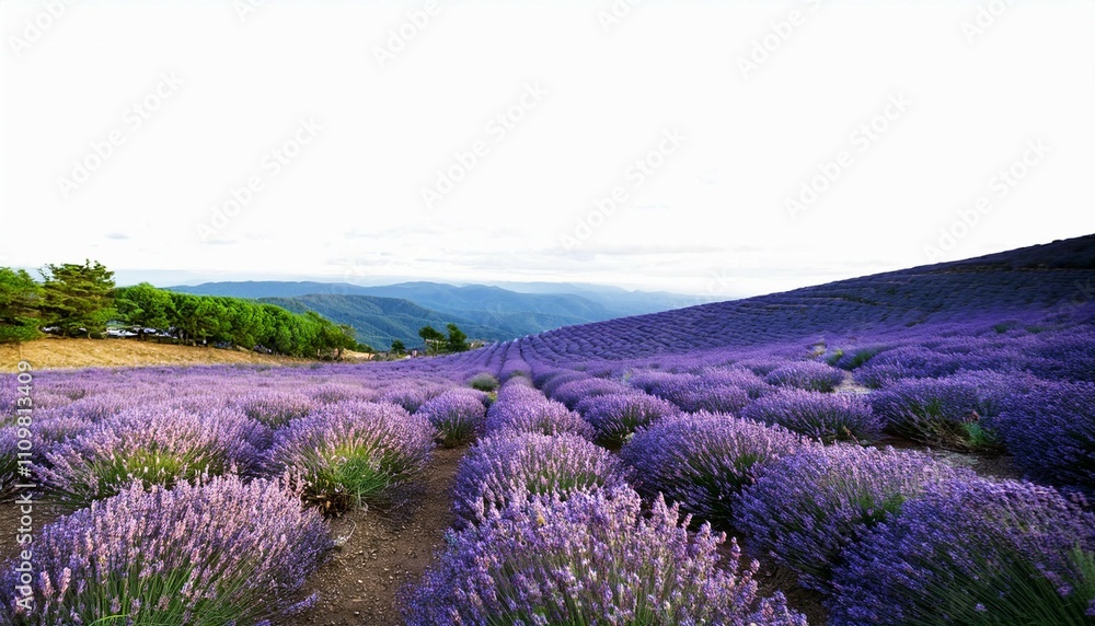 Obraz premium lavender flower png transparent background