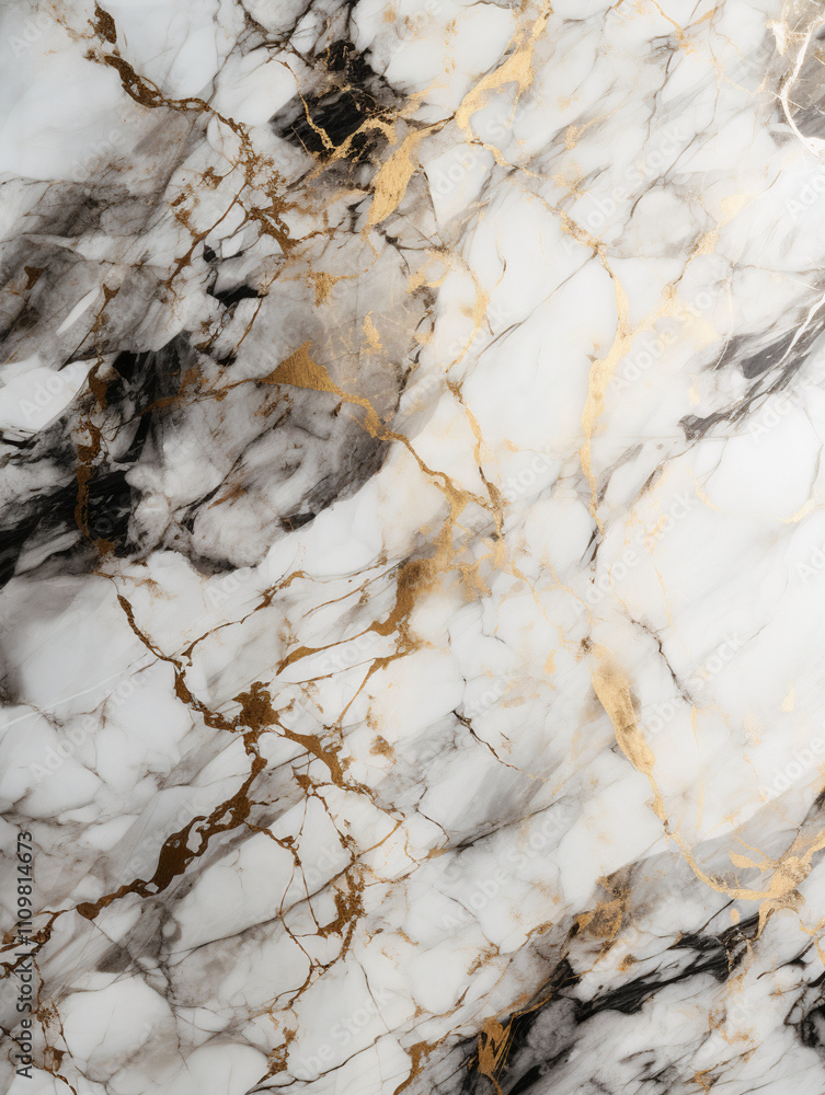 White Marble Texture With Golden Veining, Perfect for Interior Design and Decor Inspiration White Marble Texture With Golden Veining, Perfect for Interior Design and Decor Inspiration