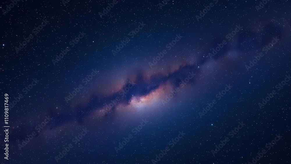 Fototapeta premium starry night sky filled with countless twinkling stars, galaxy, astronomy
